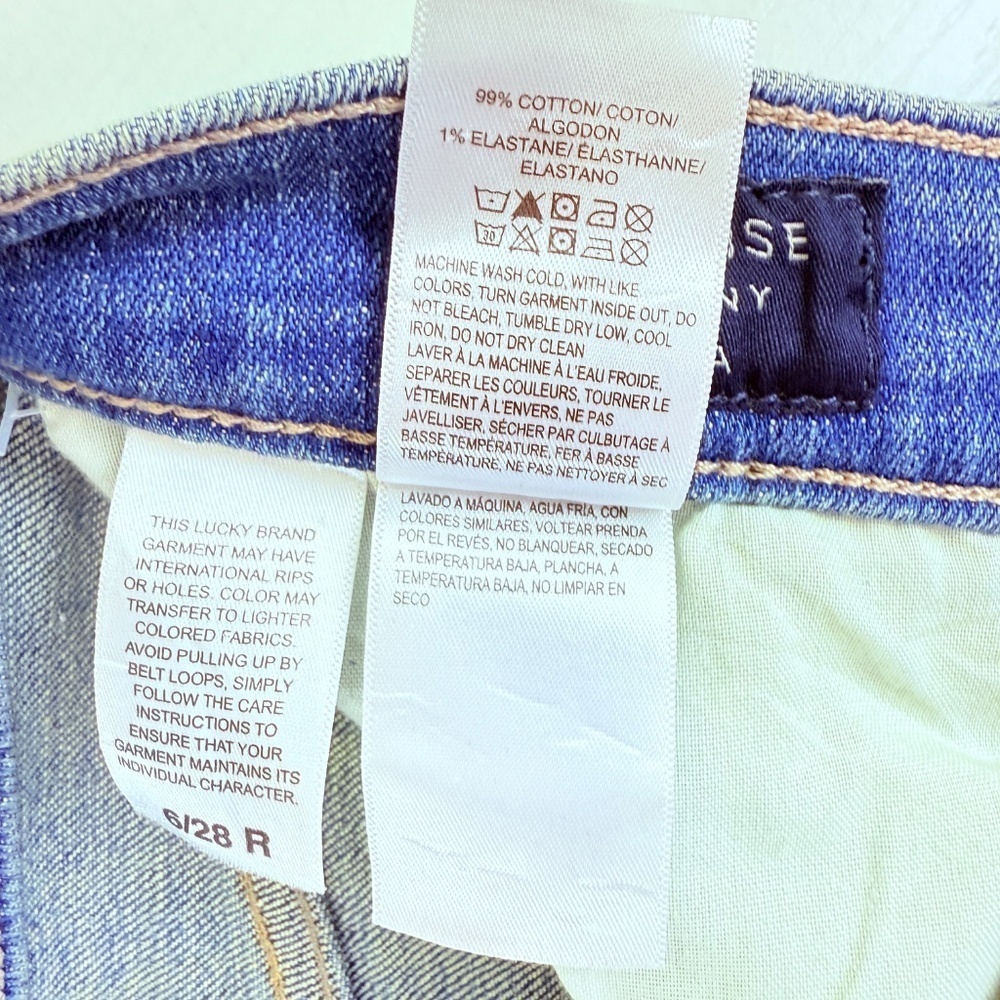 NWT Lucky Brand Ava Mid Rise Skinny Jeans 28R - Picture 9 of 11